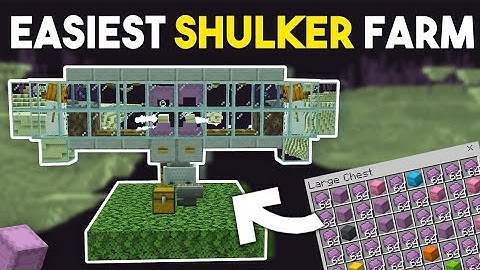 SIMPLE 1.19 SHULKER FARM TUTORIAL in Minecraft Bedrock (MCPE/Xbox/PS4/Nintendo Switch/Windows10)