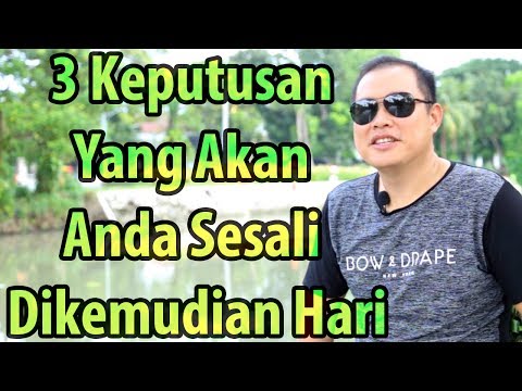 Video: Bagaimana Memilih Profesion Agar Tidak Menyesal Di Kemudian Hari