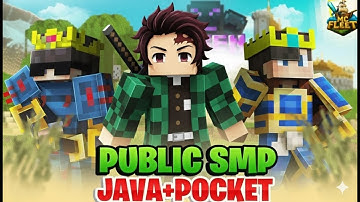MC Fleet Smp  Live !! 🚀 | PUBLIC SMP 24/7 JAVA + BEDROCK #minecraft #live