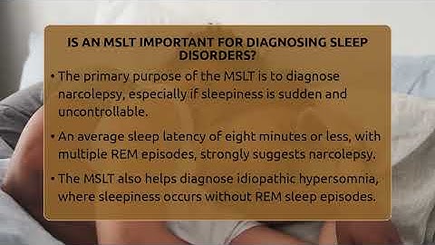 Is An MSLT Important For Diagnosing Sleep Disorders? - Sleep Apnea Support Network