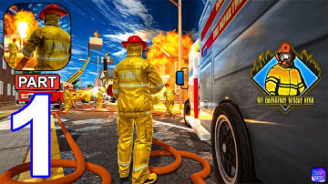 911 Emergency Rescue Service Ambulance Rescue Game - Gameplay Walkthrough Part 1 (iOS, Android Game)