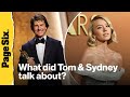 Tom Cruise and Sydney Sweeney's chance encounter goes viral | Page Six Love Bomb