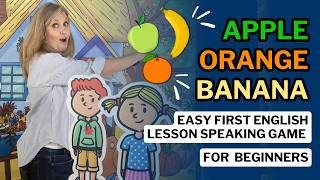 Apple, Orange, Banana🍎🍊🍌 | Fun 5-Minute English Speaking Game for Kids Ages 4–12 screenshot 3