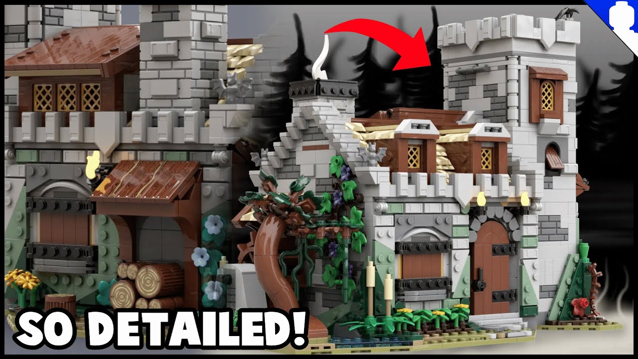 AMAZING CASTLE STYLE LEGO Medieval Alchemist Building Project (LEGO Ideas Project Of The Week EP.12)