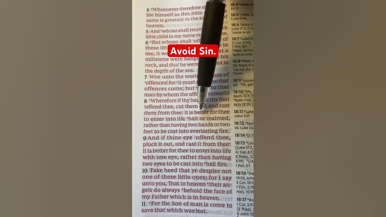 avoid-sin-matthew-18-7-9-jesus-youtube