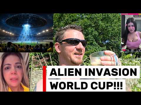 ALIEN INVASION AT WORLD CUP TONIGHT!!