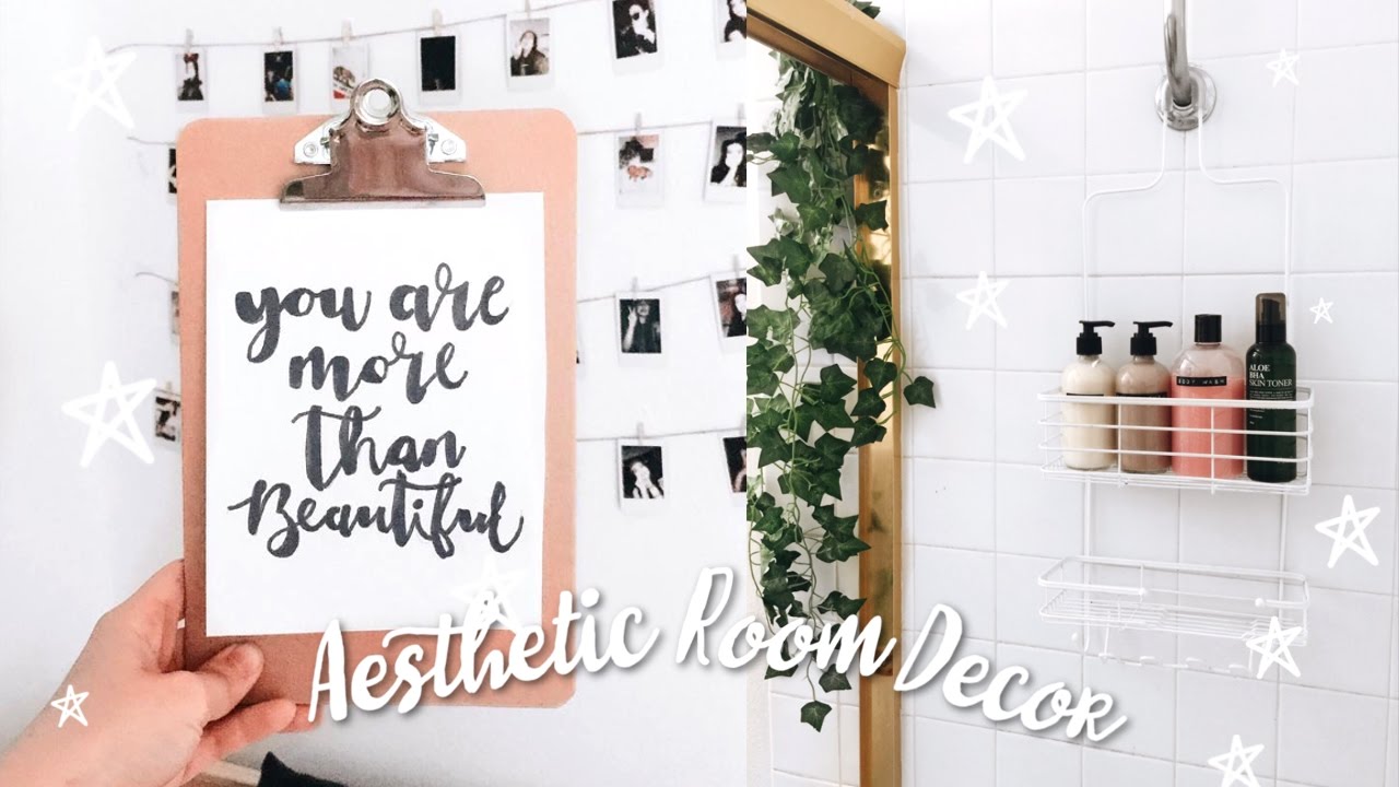 Diy Quick And Easy Tumblr Inspired Aesthetic Room Decor Youtube