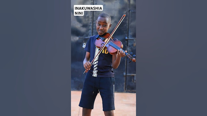 INAKUWASHIA NINI #kamauviolinist@Wapendwamuziki@Size8Reborn #violin#challenge#gospel#kenya#shots
