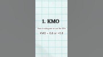 3 Metrics for EFA (Exploratory Factor Analysis) #shorts #dataanlysis #research