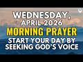 Wednesday, April 29th | Morning Prayer for Seeking God’s Voice Before the Day Begins