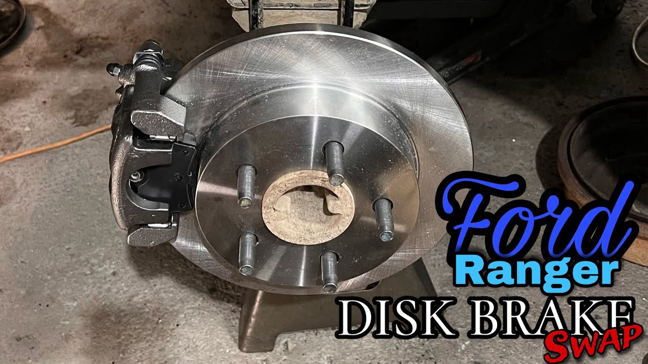 Ford ranger rear disc brake swap - YouTube