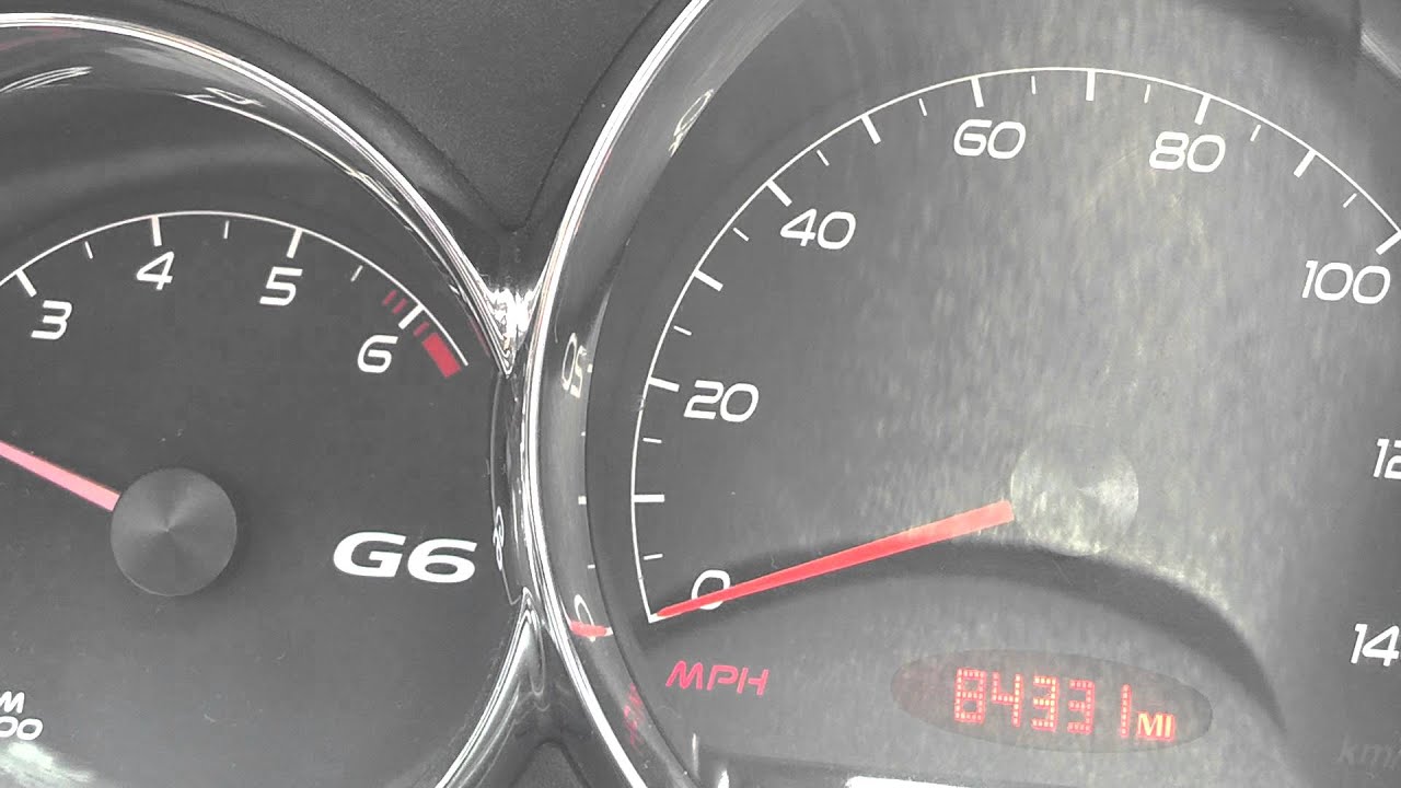 2006 Pontiac G6 6 Speed 0-60+ - YouTube