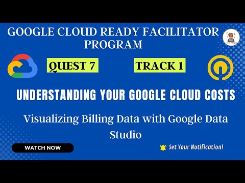 Visualizing Billing Data with Google Data Studio | Qwiklabs GSP622 #CodingBuddies #Qwiklabs