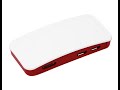 Raspberry Pi Zero Red- white case