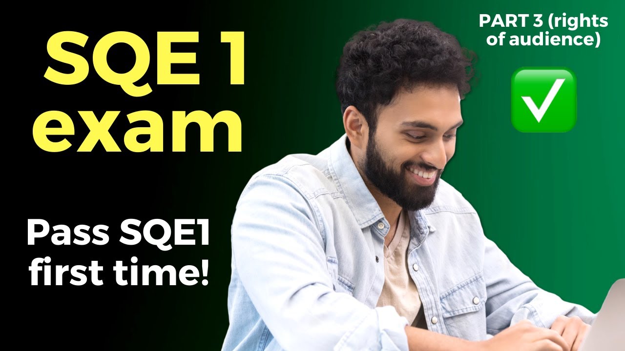 SQE training program: are you ready? (2021) 🧑‍🎓📚 Part 3 - rights of audience