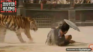 Youdha's Fight with Swords | Gladiators Best MovieClip Scene | Lions Attacks on Youdhas