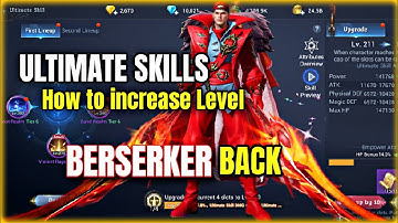MU Origin 3 How ULTIMATE Skills LvL Up | BERSERKER Come Back