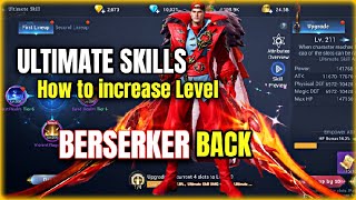 MU Origin 3 How ULTIMATE Skills LvL Up | BERSERKER Come Back screenshot 3