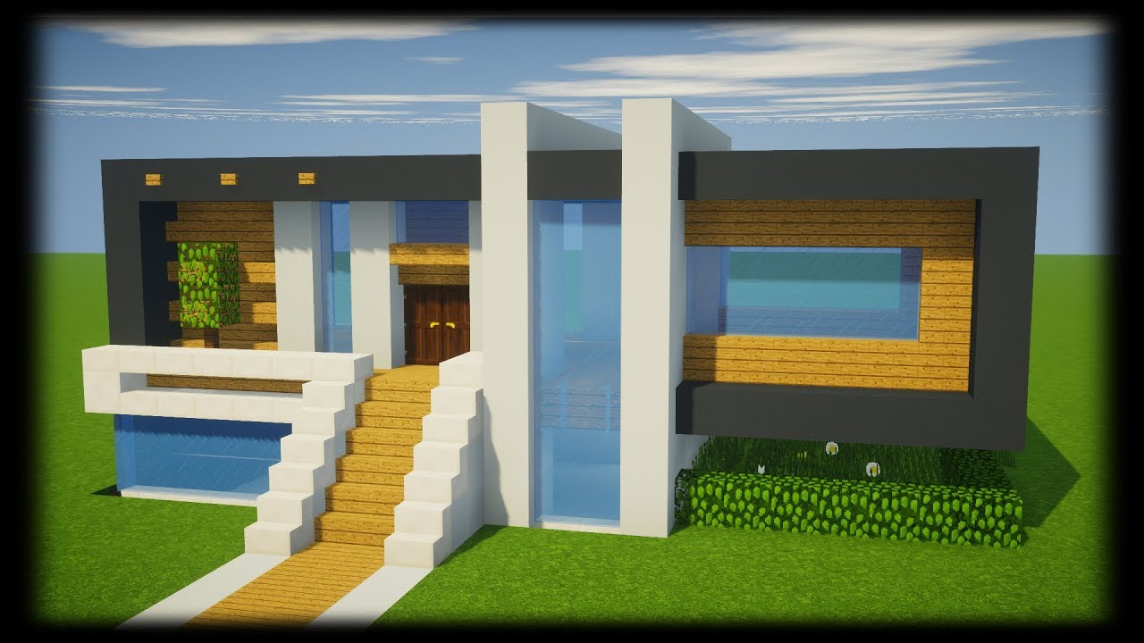 Tuto Belle Maison Moderne Facile A Faire Minecraft Youtube