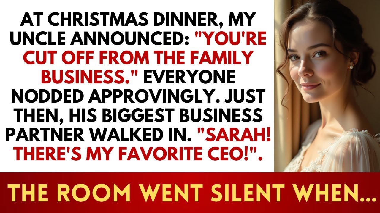 At Christmas Dinner, My Uncle Said "You're Cut Off" - Then His Business Partner Walked In