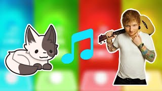 Ed Sheeran - Shape of You (cover by Bongo Cat)  | Tiles Hop 🎵
