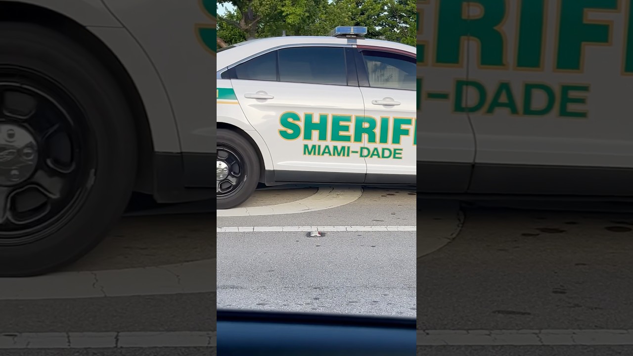 Miami Dade Sheriff Ford Taurus #police #sheriff #cops #miami #florida #cars #car #reels #emergency