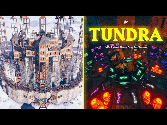 THE TUNDRA - MASSIVE Rust Clan Base | Open Core & Widegap | Build Tutorial 2022 class=
