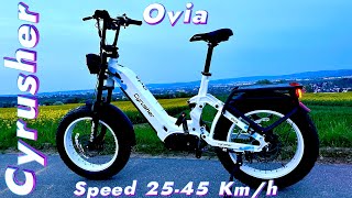 Cyrusher Ovia im Test mit Fahrradanhänger