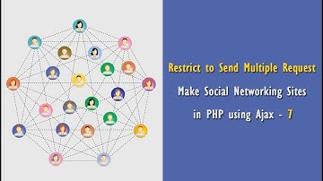 Restrict to Send Multiple Friend Request | Make Social Networking Sites in PHP using Ajax - 7
