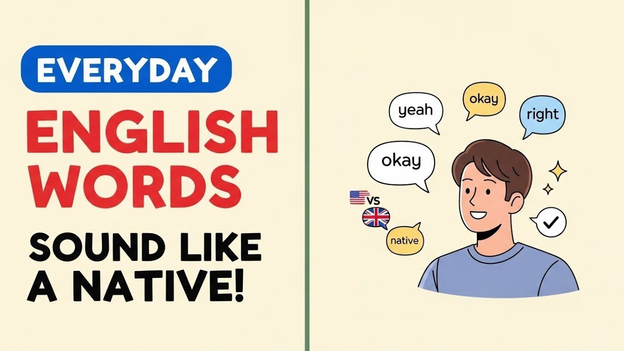 Everyday English Words You MUST Know to Speak Like a NATIVE | English Conversation Practice