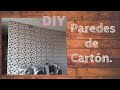 #manualidades #diy #hechoencartón ♥Paredes de Cartón♥Una manualidad de gran útilidad♥