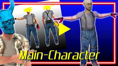 PS1 graphics Game Character in Blender | Devlog