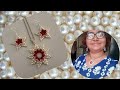 Royal Star Jewelry Set/Pendant/Earrings/Jewellery making with Pearls &amp; Crystals/Tutorial Diy