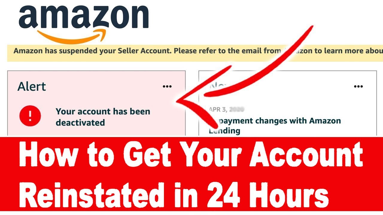 ตัวอย่างจดหมายปฏิเสธลูกค้า  2022 New  Amazon Account Deactivated | How To Get Your Account Back In 24 Hours \u0026 Free Appeal Template and POA