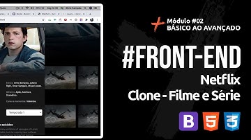 [Front-end] #17 - Netflix Clone (Modal de Filme e Série) c/ HTML, CSS, Bootstrap e jQuery
