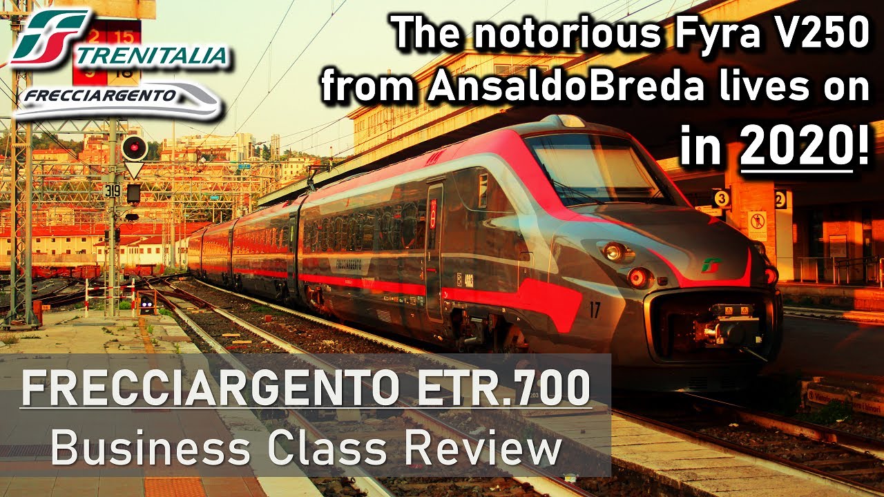 RIDING A FYRA V250 IN 2020! Trenitalia Frecciargento ETR.700 Business Class Review (Milan to Ancona)