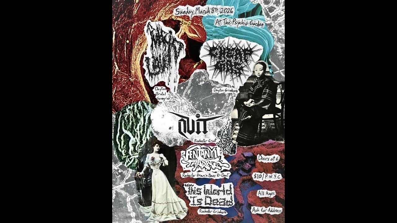 Putrid Liquid, Cheap Gas, Quit, Fentanyl Tapwater, The World is Dead