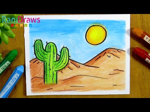 Video: Cómo Dibujar Un Desierto