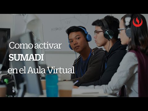 Cómo activar SUMADI en el Aula Virtual