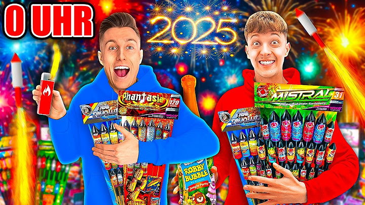 YOUTUBER SILVESTER PARTY mit iCRIMAX! 🥳 (XXL Feuerwerk zünden)