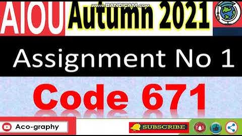 ⏩ AIOU Code 671 Solved Assignment No.1 Autumn 2021 || Level: M.ED/MA Education