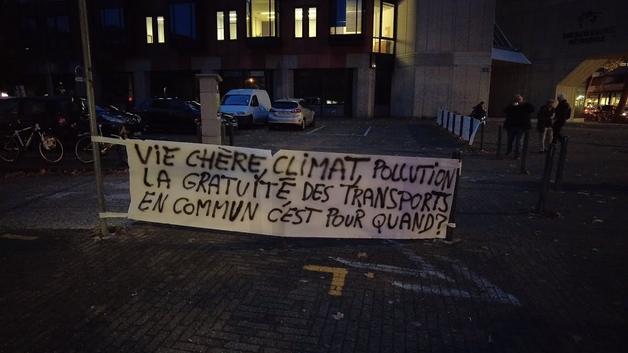 Rassemblement contre la ZFE à Grenoble - YouTube