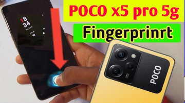 Poco x5 pro 5g me fingerprint lock kaise lagaye/ how to set fingerprint lock in poco x5 me //
