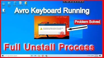 How To Stop Running Avro Keyboard How to uninstall Avro Keyboard | Avro Keyboard Problem | Avro Font
