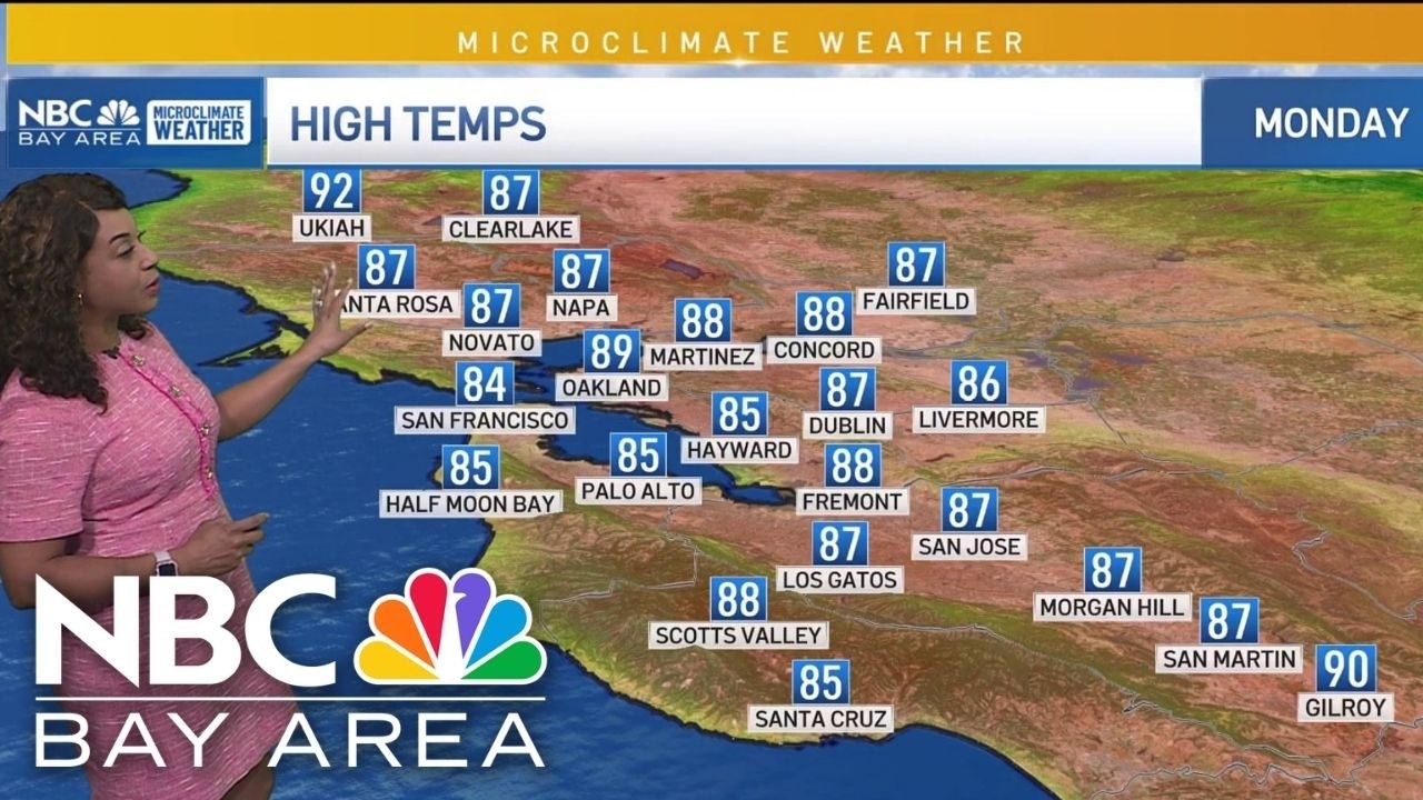 Bay Area forecast: Heat cranks up today - YouTube