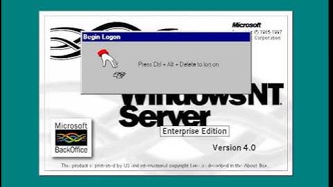 Microsoft Windows NT 4.0 -Begin Logon- Messages (Beta-Non-Beta) (1993-2001)