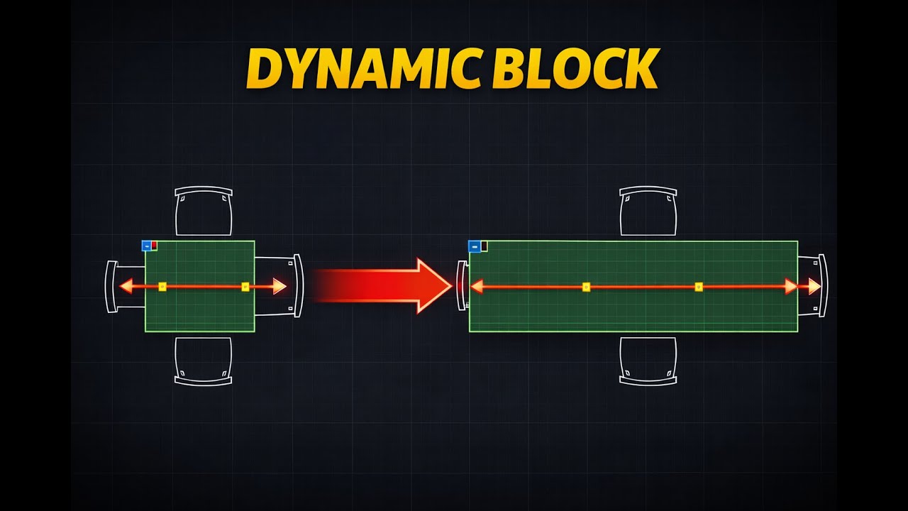 AutoCAD Dynamic Block | AutoCAD Dynamic Block Tutorial | Smart ...