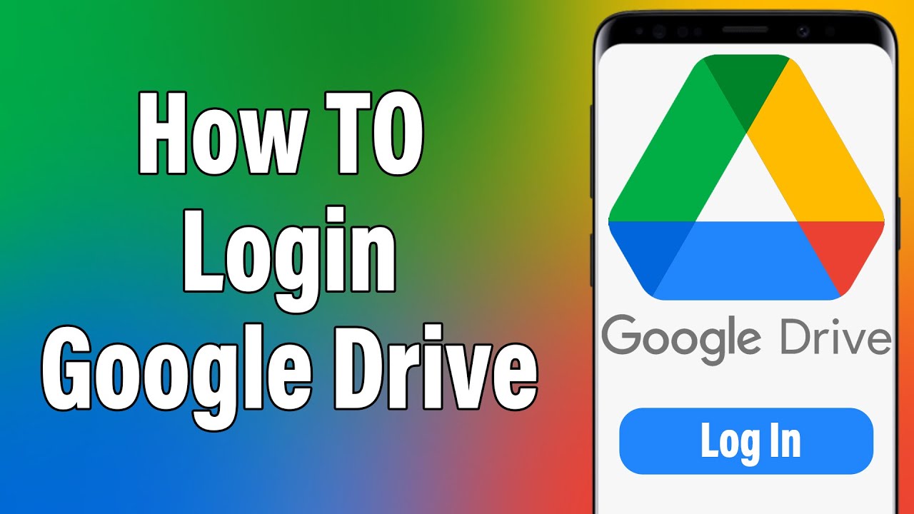 How to Log in to google drive 