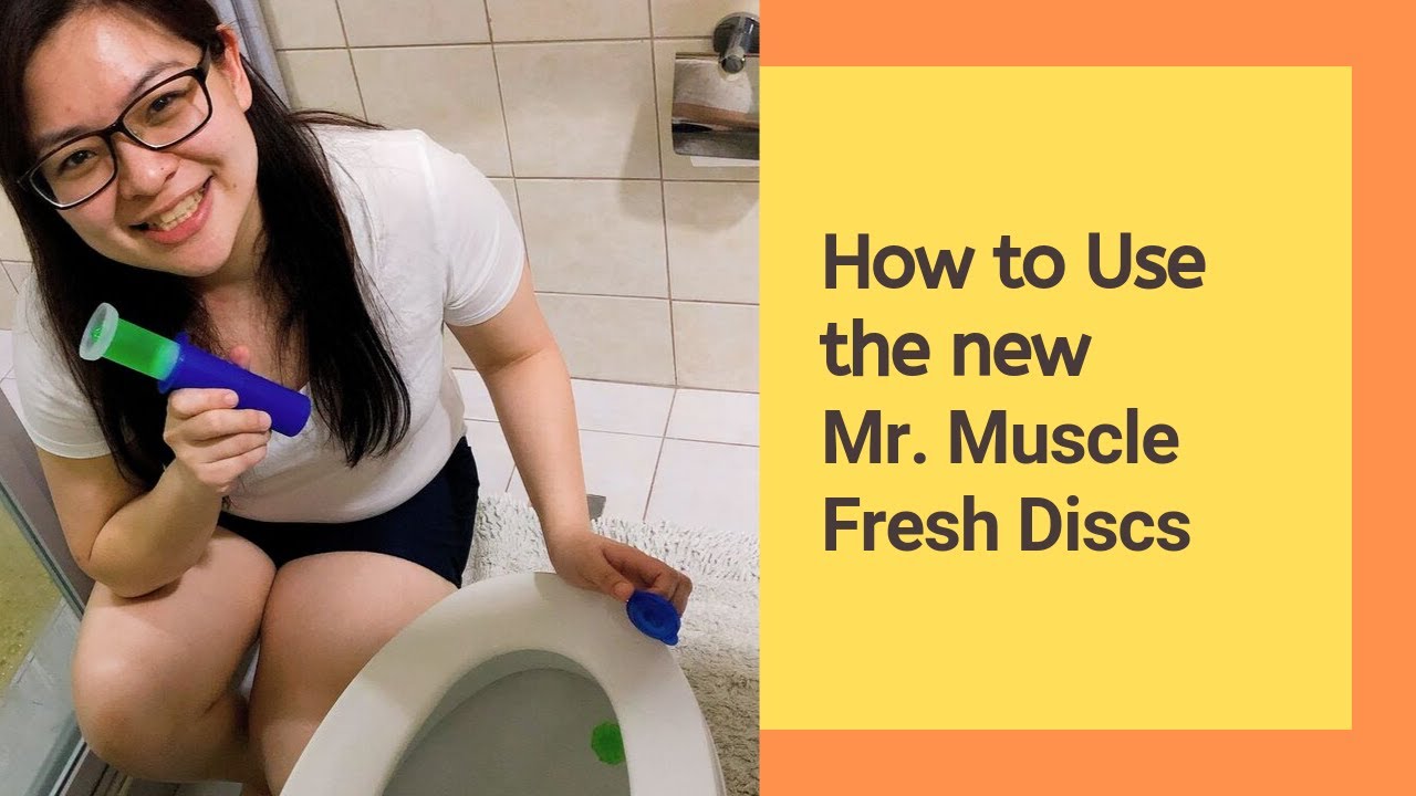 How to use the new Mr. Muscle Fresh Discs 