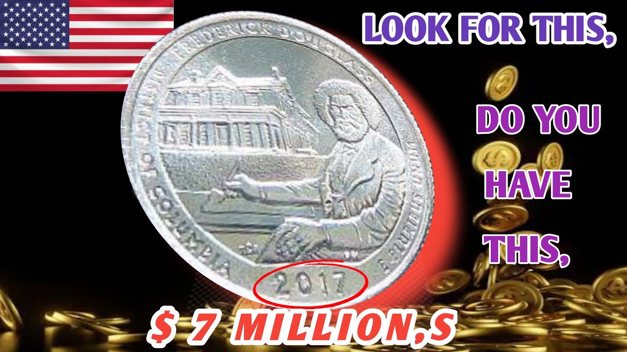 2017 P Uncirculated District Columbia Frederick Douglass Quarter 25 Cent Coin